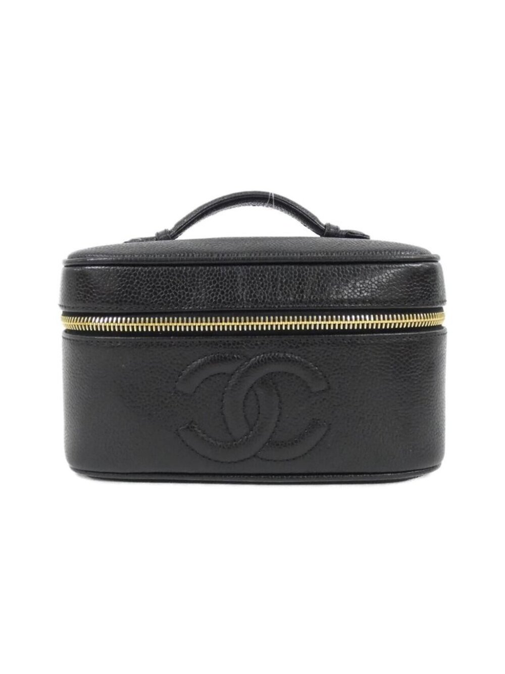 Chanel Vintage Bag Handbag Black